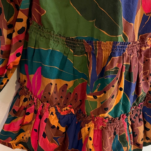 Farm Rio Leopard Jungle Minidress - Picture 9 of 10